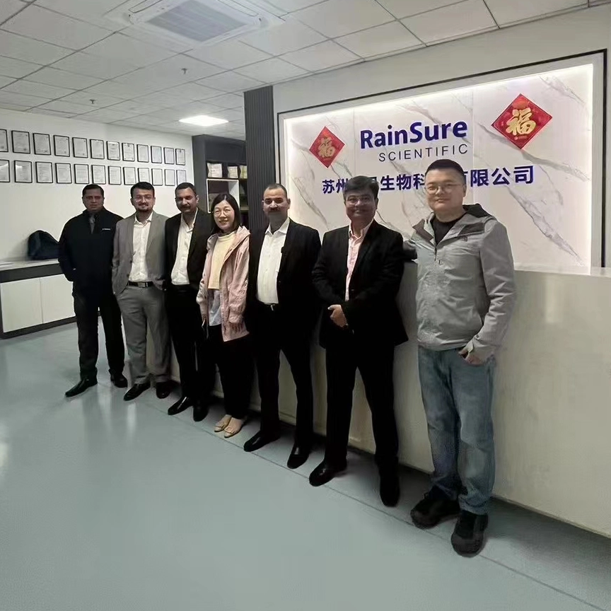 Desenvolvimento de mercado no exterior- Parceiro indiano Visite Rainsure