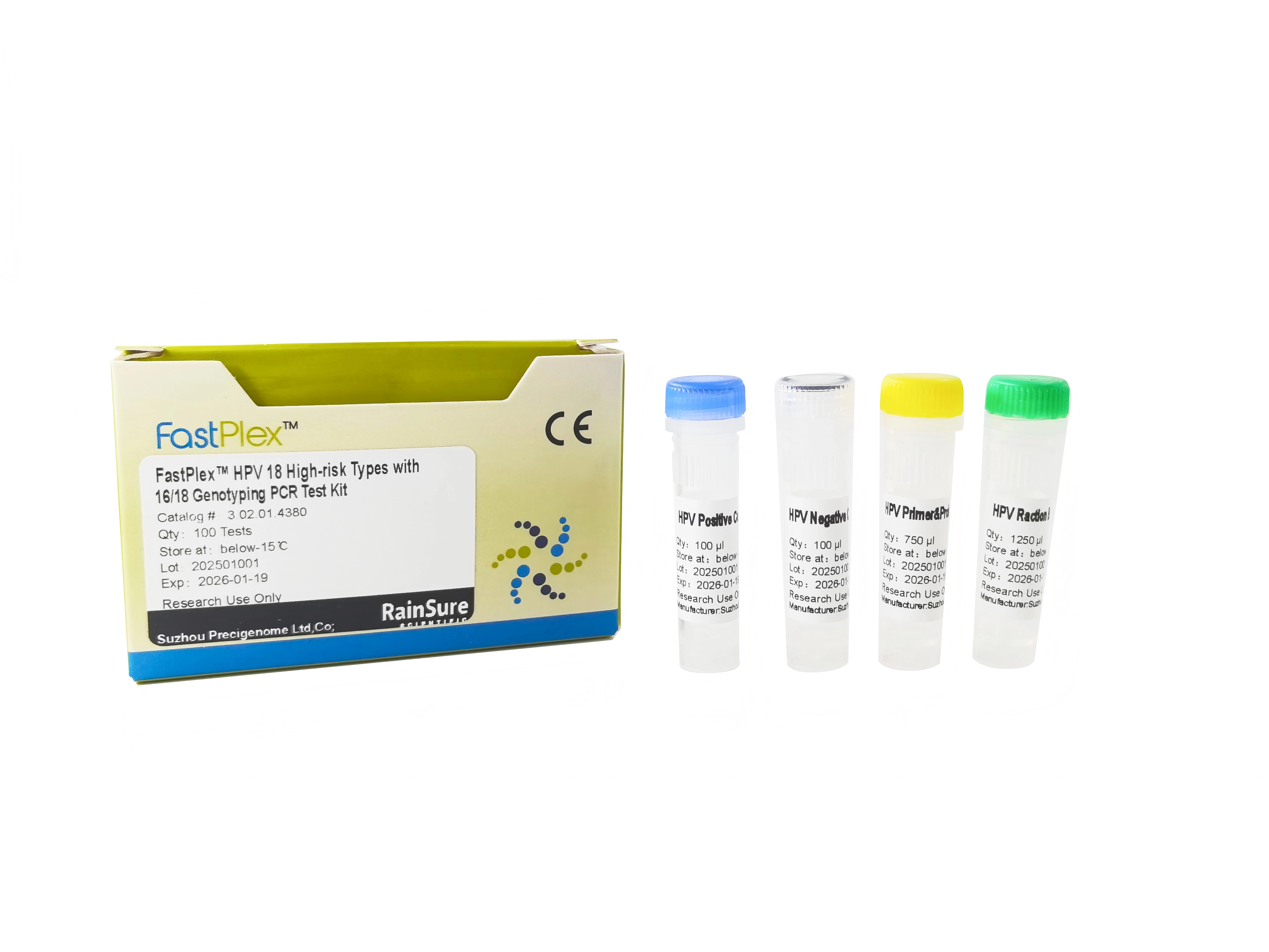 Preciso, eficiente e abrangente - a próxima geração Rainsure Scientific Fastplex HPV PCR Kit está aqui